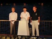 2011年7月天満橋ライトアップイベントに橋下知事（当時）らと出席CIMG0101.JPG