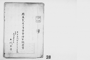 勧商局宛綴　明治９年５月３１日　一綴　 （イ）精藍製造之事業実験取調願書、（ロ）藍製造概算取調書、（ハ）製藍毎月表雛形、（二）所有鉱山明細書