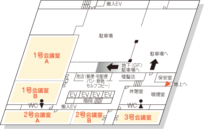 B1F 全体図