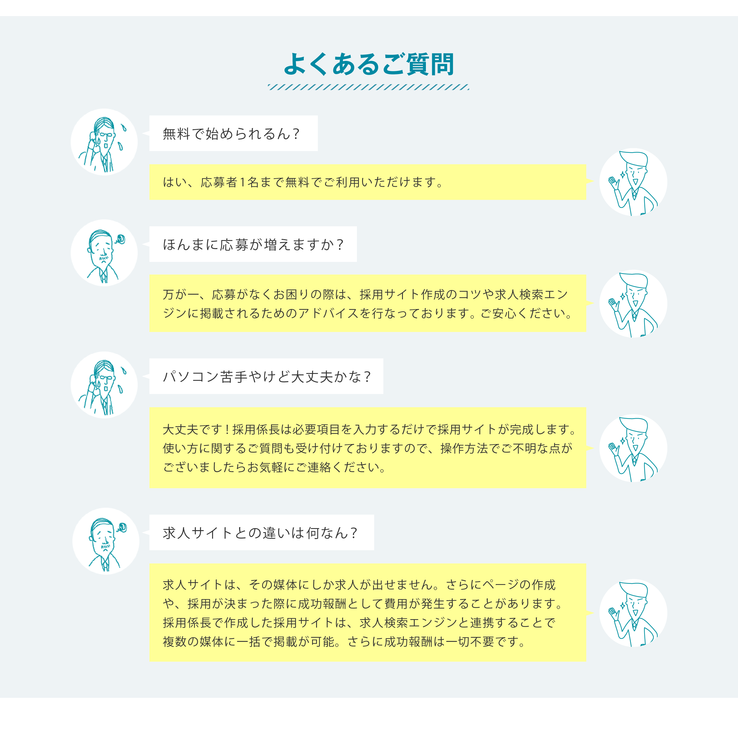 採用サイト作成ツール「採用係長」